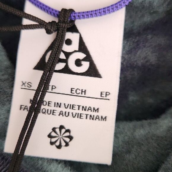 Nike ACG MEN Wolf Tree Allover Print Pullover Hoodie size XS new with tag - Picture 11 of 16